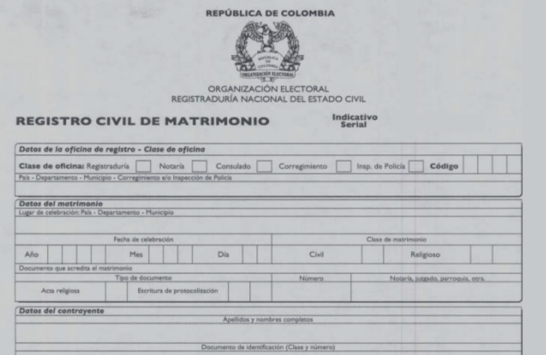 Marriage Certificate